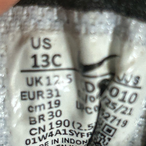 🏁Nike Air Max 90 LTR Sz 13C Black & White - Picture 3 of 6